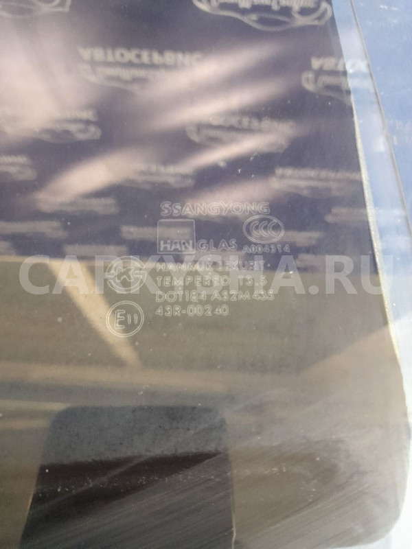 Стекло двери задней левой Ssang Yong Actyon 1 Ssang Yong Actyon оригинальный номер 7337631000