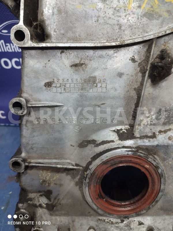 Передняя крышка двигателя Ssangyong Rexton G32D Ssang Yong Rexton оригинальный номер 1040150702
