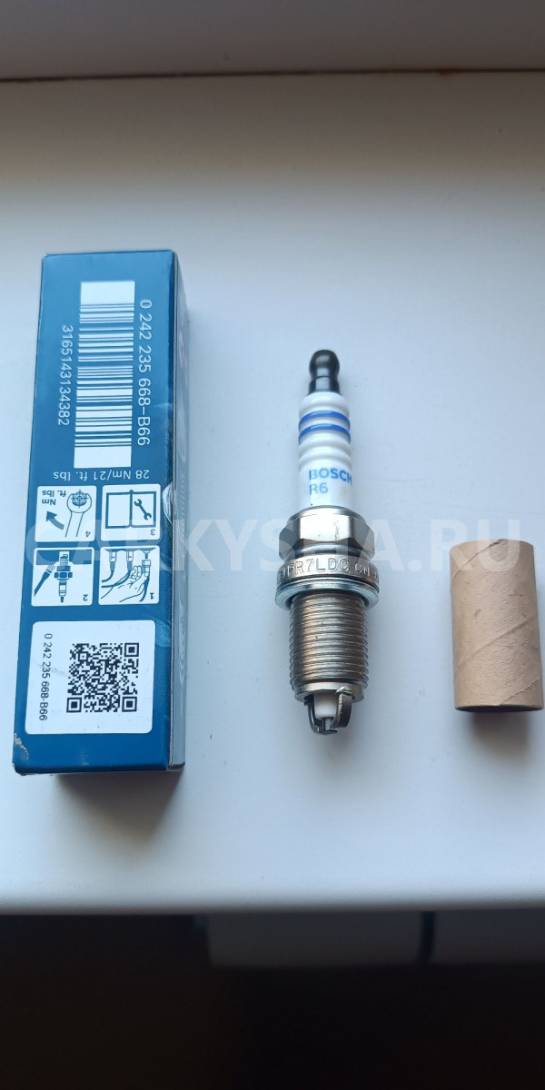 Свеча зажигания ВАЗ LADA Largus, Renault, Nissan Renault 20 оригинальный номер 0 242 235 668