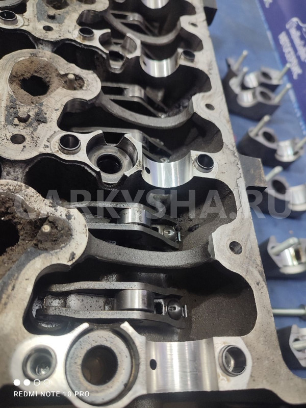 Головка блока цилиндров Ssangyong Rexton D27 Ssang Yong Rexton оригинальный номер r6650160001