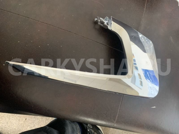 Молдинг бампера левый верхний хром ASX 16-20 Mitsubishi ASX оригинальный номер MBL12500505L